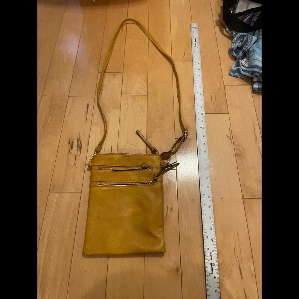 Yellow crossbody bag